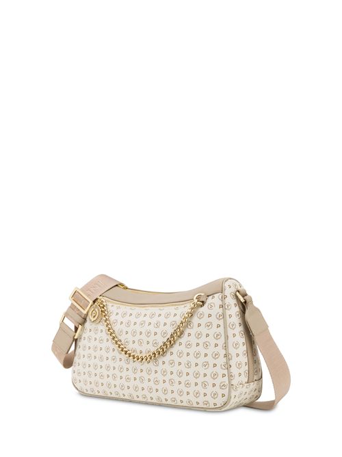 Borsa A Tracolla In Pvc Heritage Logo Classic Avorio/ghiaccio POLLINI | TE8526PP0IQ11/10A